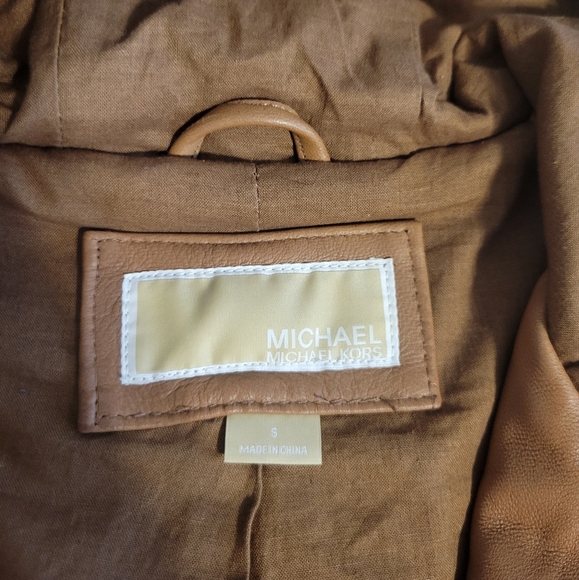 Michael kors hooded leather jacket - Picture 4 of 6